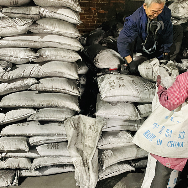 江蘇徐總定制了一批椰殼活性炭